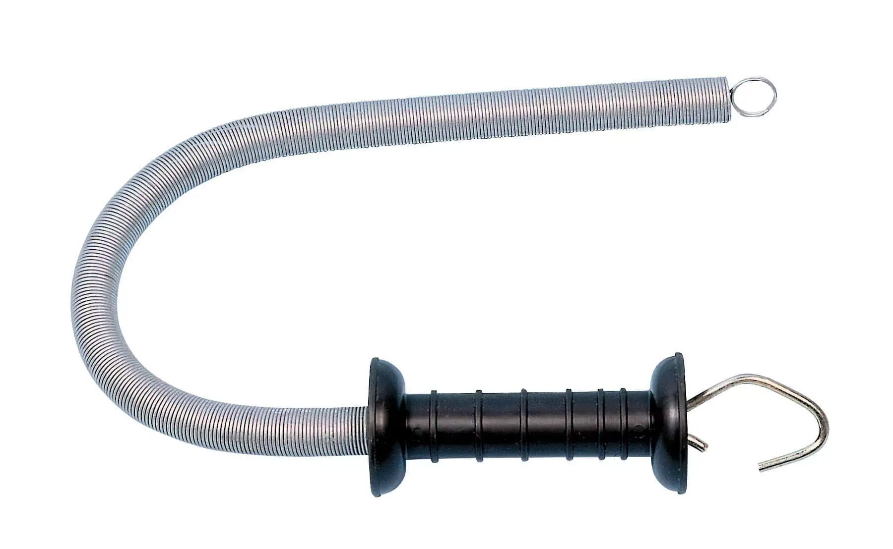Kerbl Grindhandtag med Krok och Inbyggd Lång Fjäder, Förzinkat