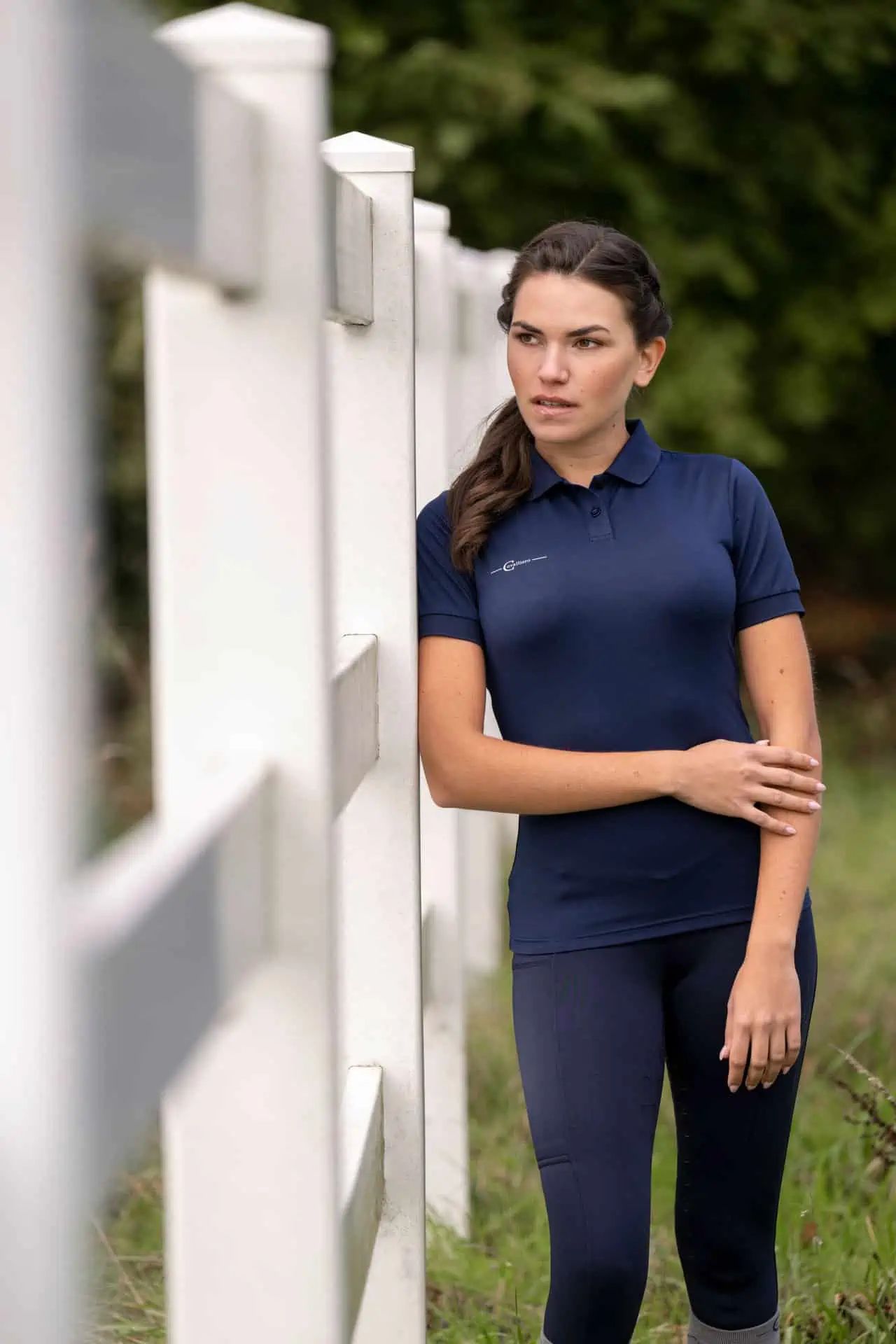 Covalliero Polo Donna, vestibilità aderente, tessuto traspirante, in uso