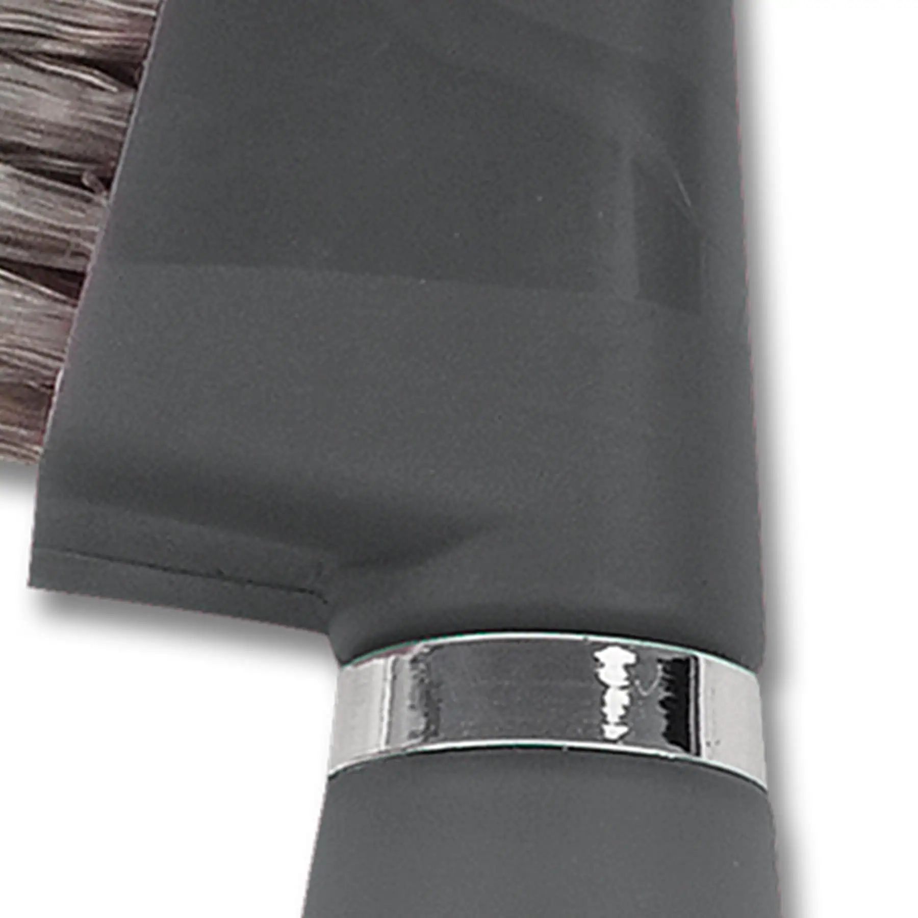 Cure-pied Waldhausen avec poignée gel et brosse intégrée, noir