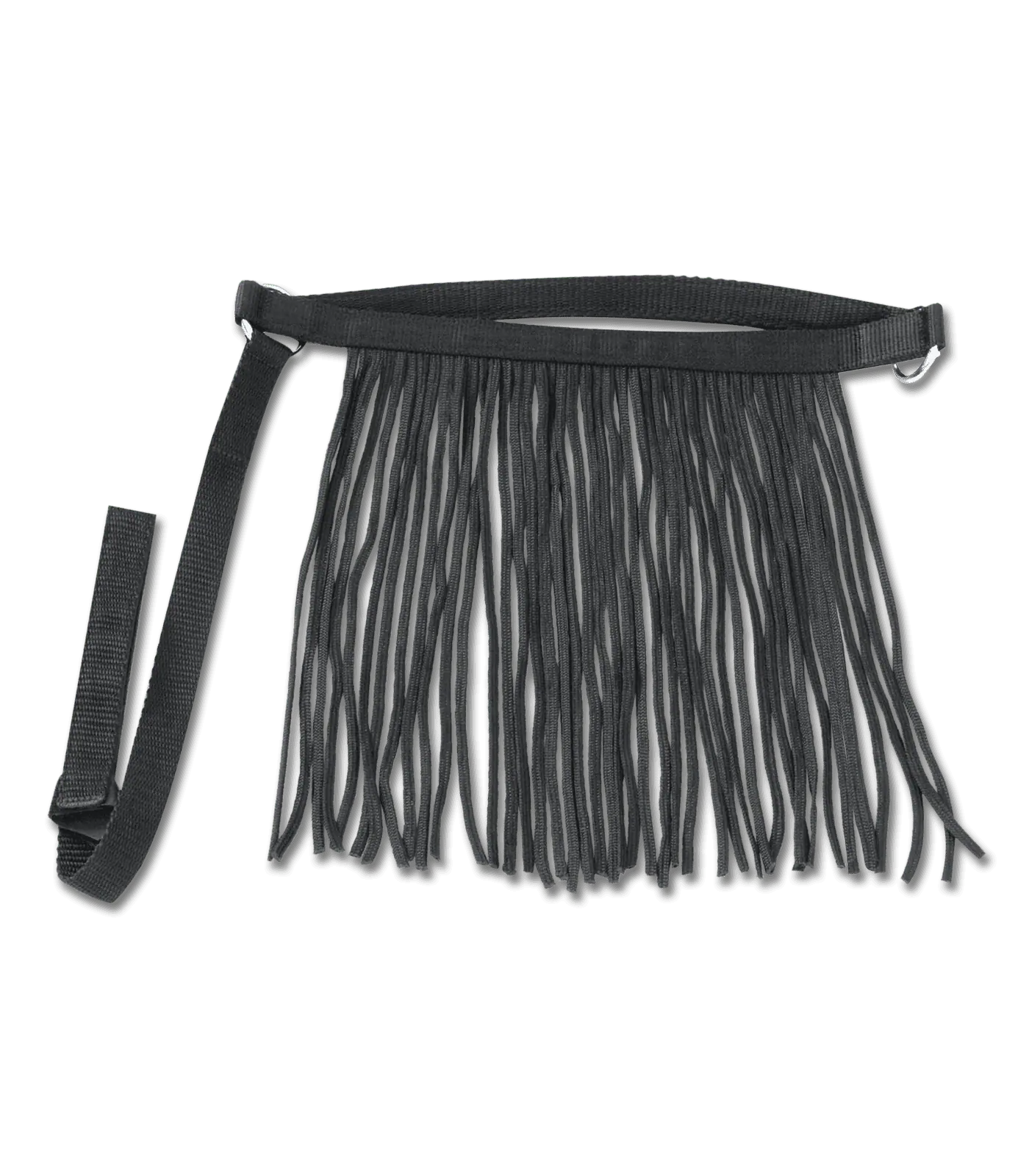 Frontal Anti-Mouches Waldhausen avec Têtière pour Chevaux, noir Cheval