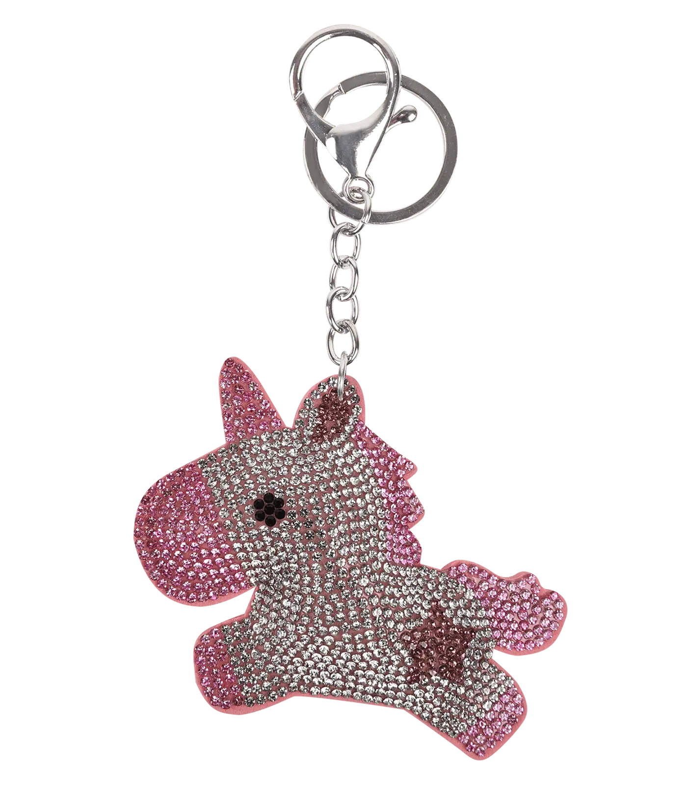 Waldhausen Breloc Unicorn mic argintiu/roz