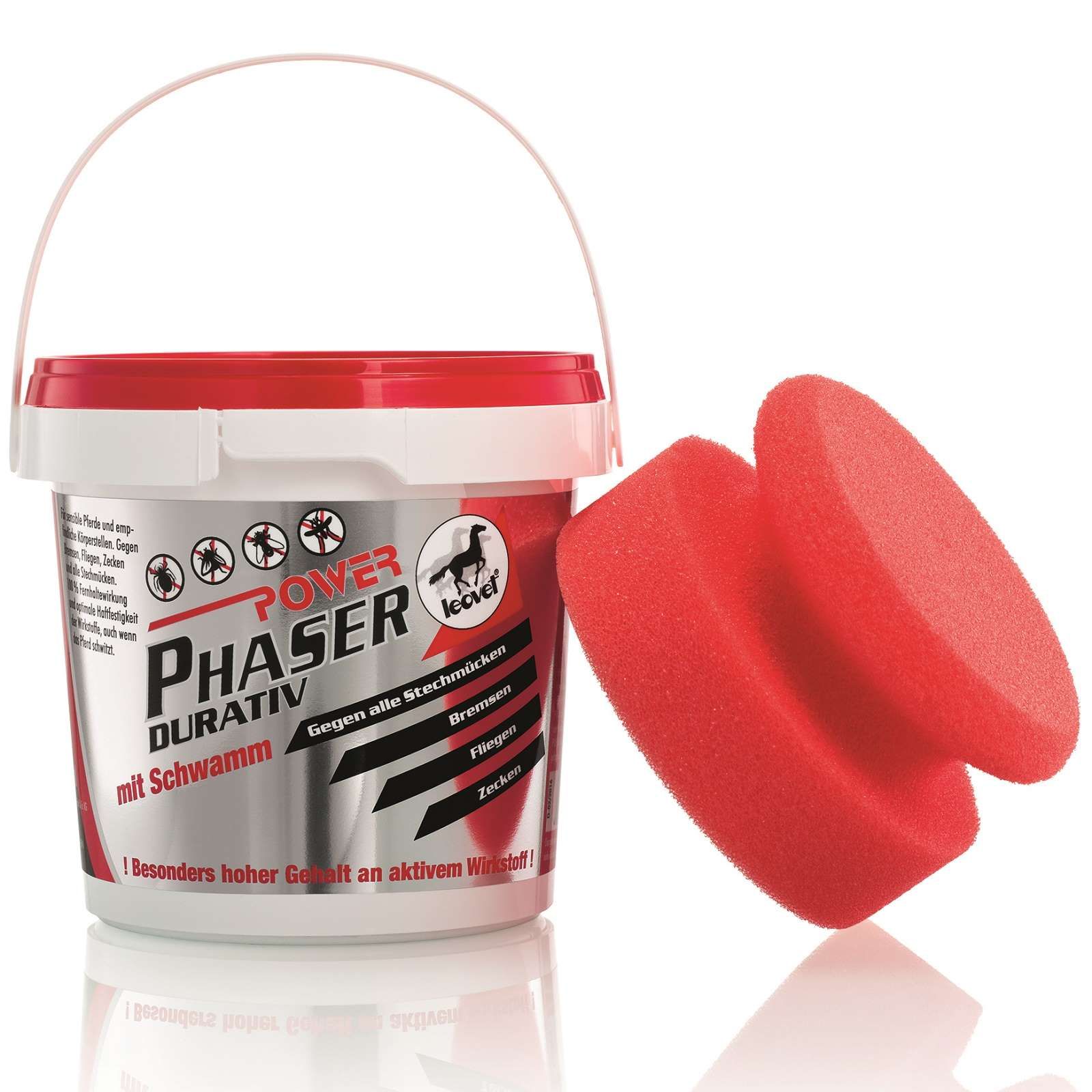 leovet Power Phaser Durativ Insektenschutzgel für Pferde, 500 ml, Lieferumfang
