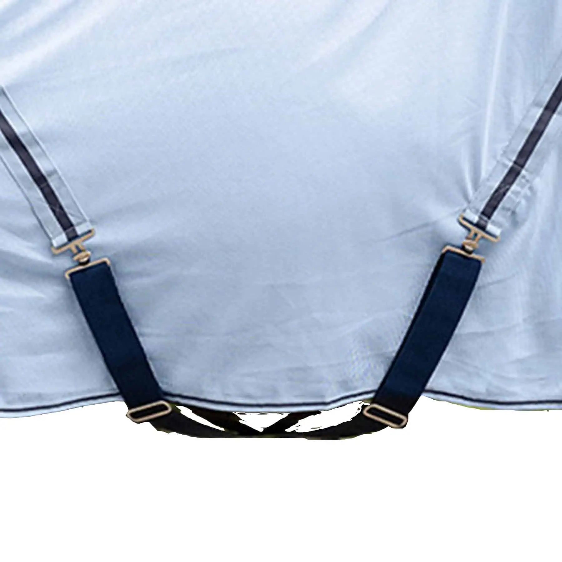 Couverture anti-mouches Waldhausen PROTECT avec encolure amovible, bleu clair/bleu nuit, 135 cm