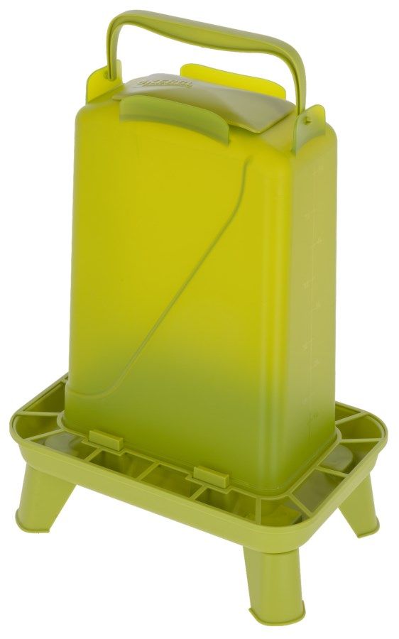Kerbl Geflügel Futterautomat mit Standfüßen, Kunststoff, wetterbeständig