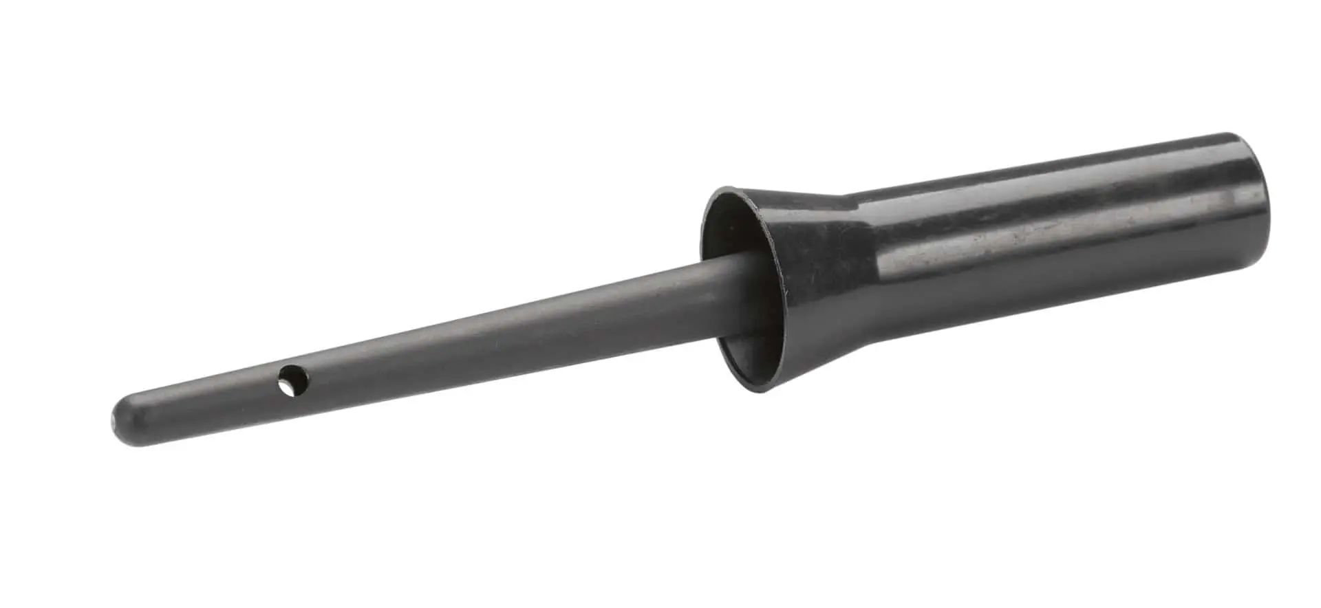 Kerbl Hovborste med lock, svart, i plast, praktisk och ren att använda, lös vara
