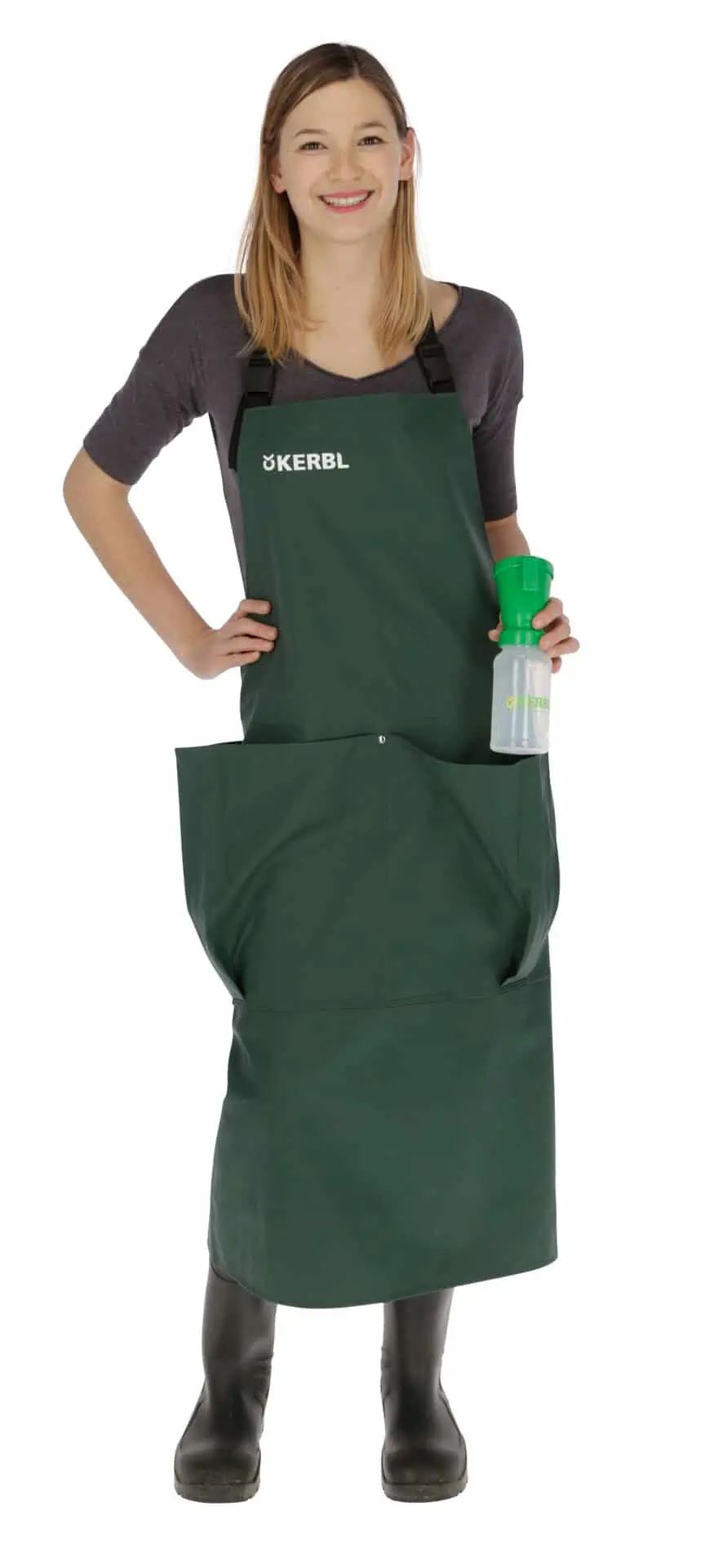 Kerbl Tablier de traite premium avec poches, imperméable, vue de face
