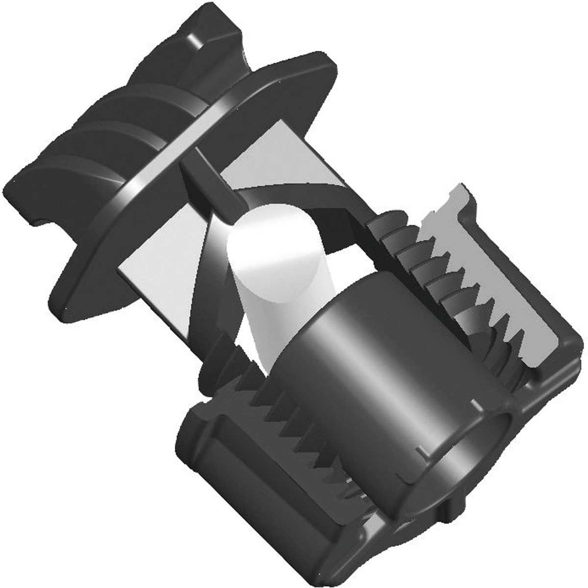 AKO Isolateur à visser Vario Plus pour fils, câbles & rubans, 10 pièces, détail, borne