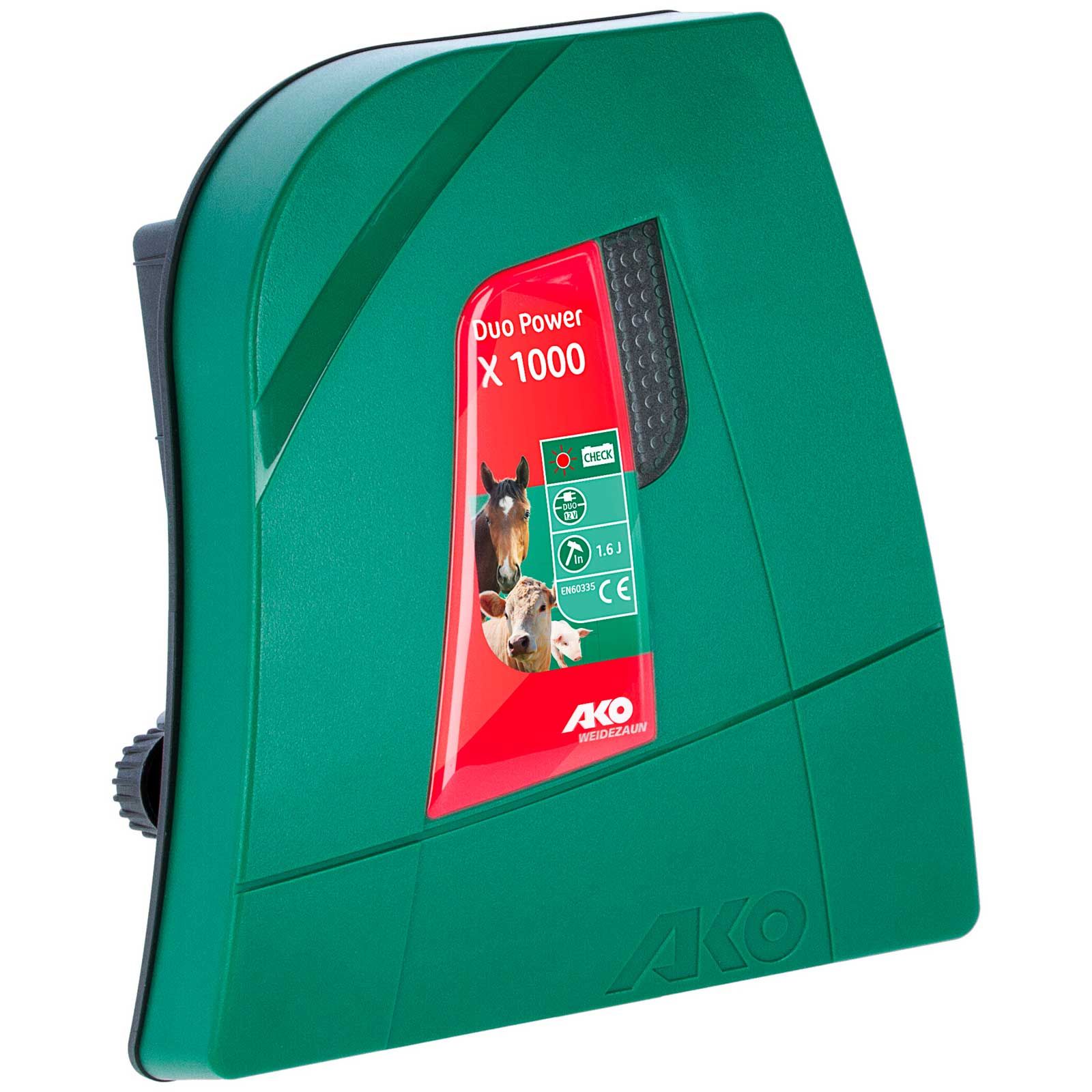 Ako Duo Power X 1000 Weidezaungerät 12V / 230V, 1,6 Joule