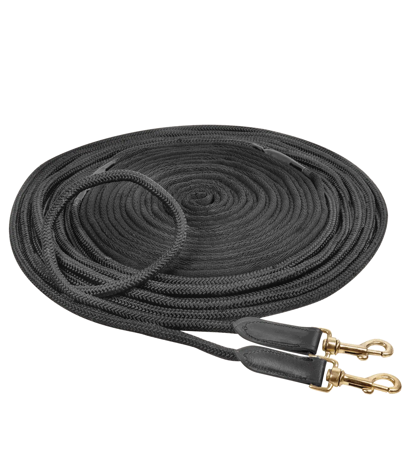 Waldhausen Doppellonge Premium Gold, Gurtband mit Karabiner