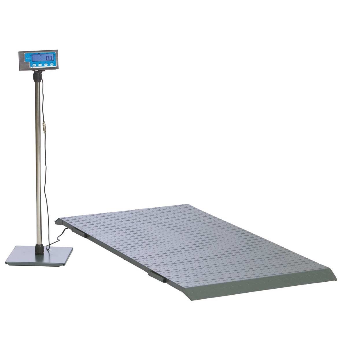 Kerbl PS állatmérleg szarvasmarhának és lovaknak, digitális LCD kijelzővel, PS 2000 1000 kg-ig