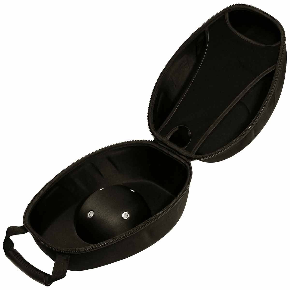 Covalliero Riding Helmet Case, Black, with Elastic Net and Carry Handle