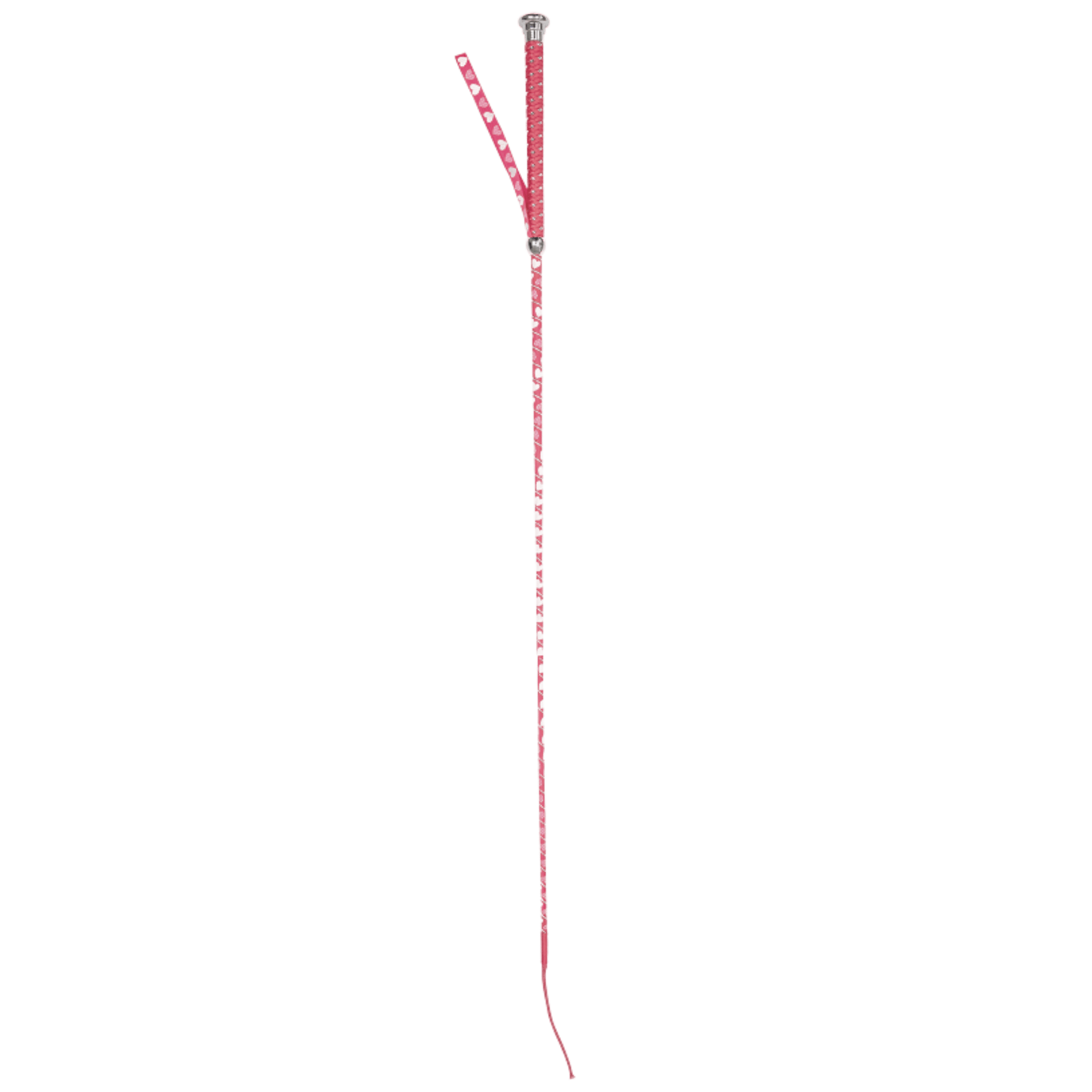 Waldhausen Stick de dressage enfant Cœurs, rose, 90 cm