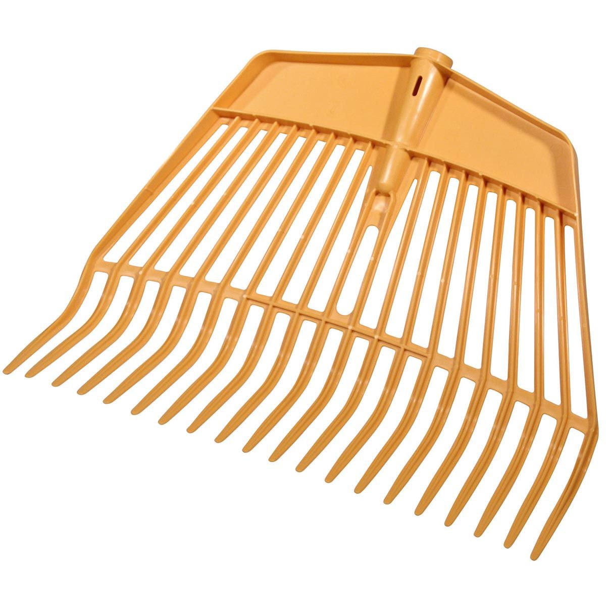 Kerbl Râteau à feuilles 20 dents, Outil combiné râteau et fourche, vue de face