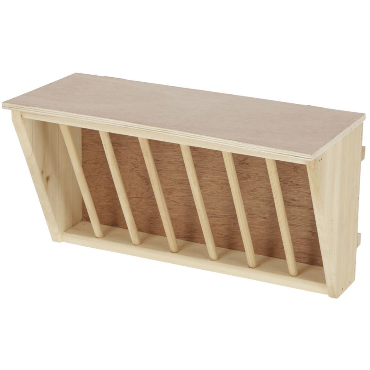 Kerbl Hay Rack with Seat Board for Rabbits and Rodents