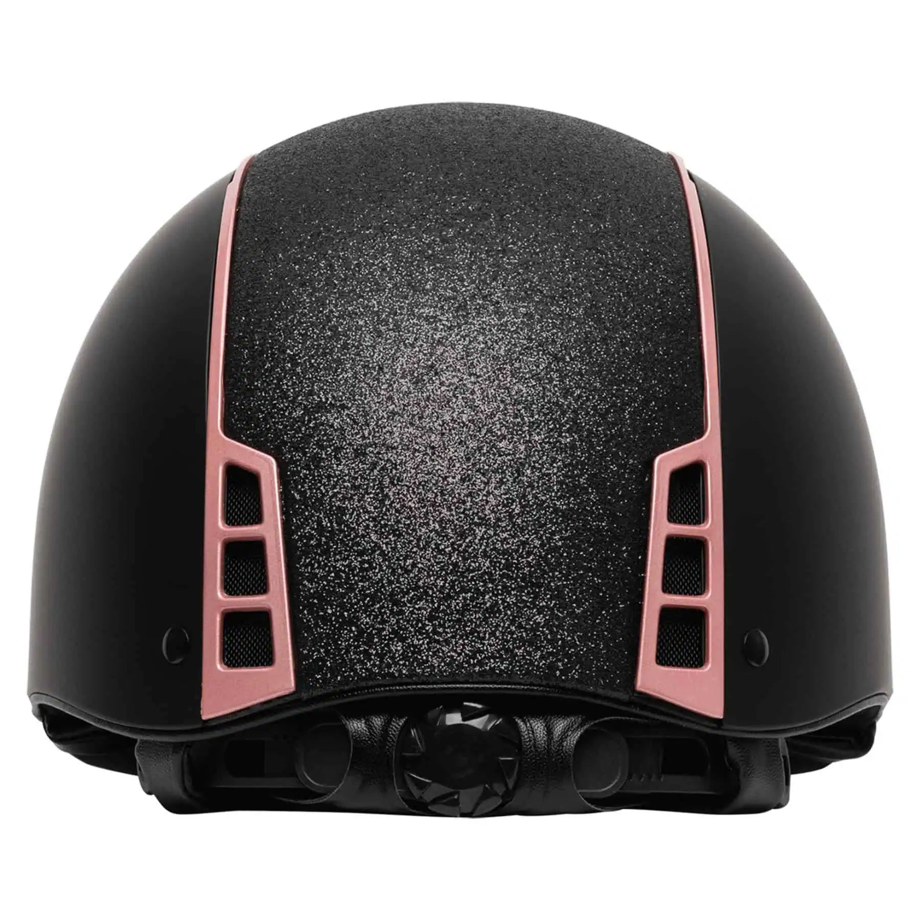 SWING Casque d'équitation H22 avec système de réglage, noir mat/velours, 51-55