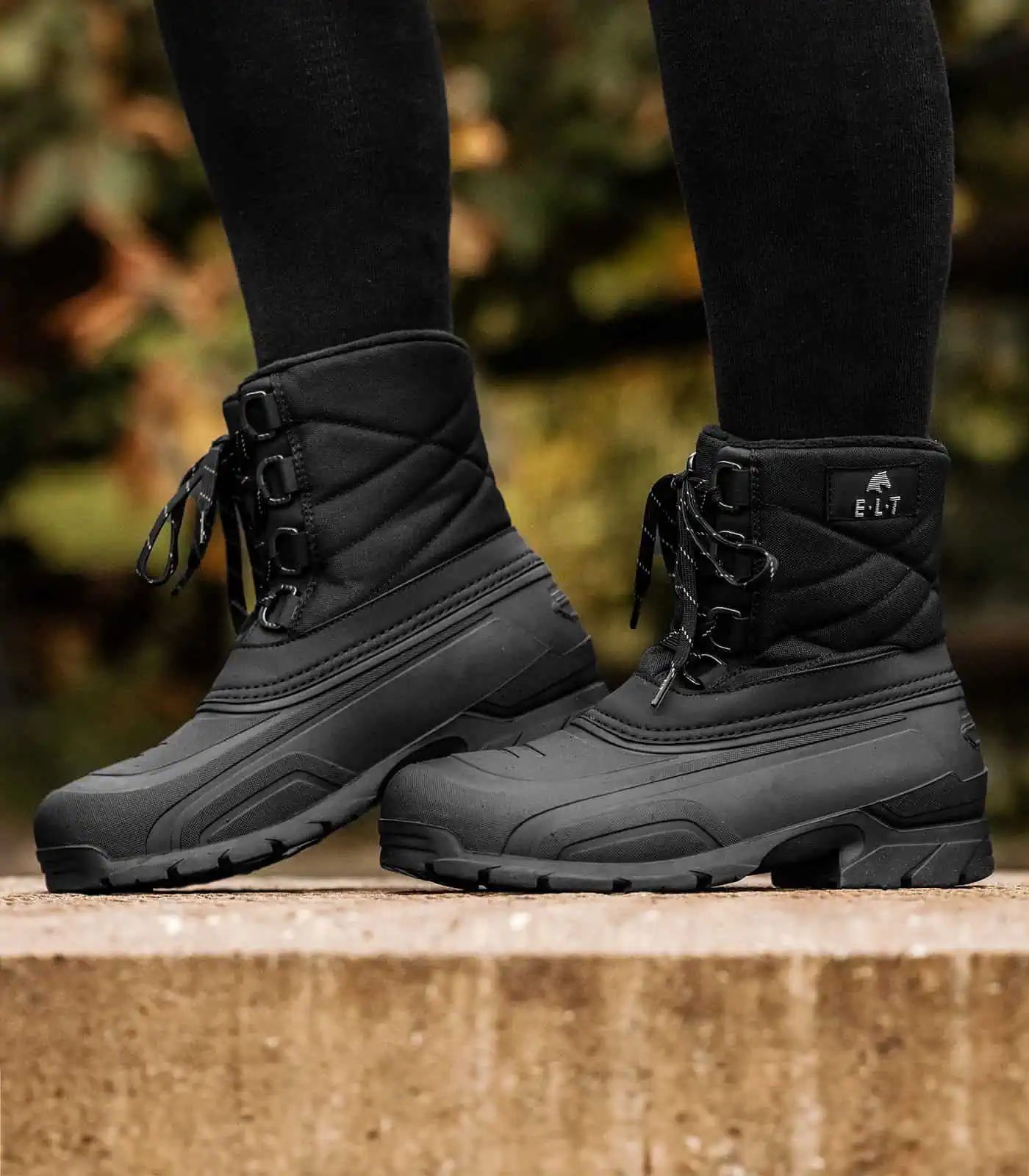 ELT Chaussures thermiques Chicago, bottines imperméables pour écurie, 42