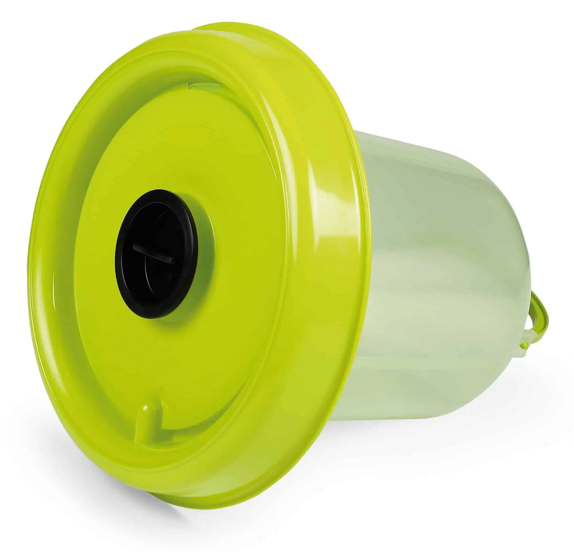 Agrarzone Premium Chicken Drinker with Plug, Green, side view
