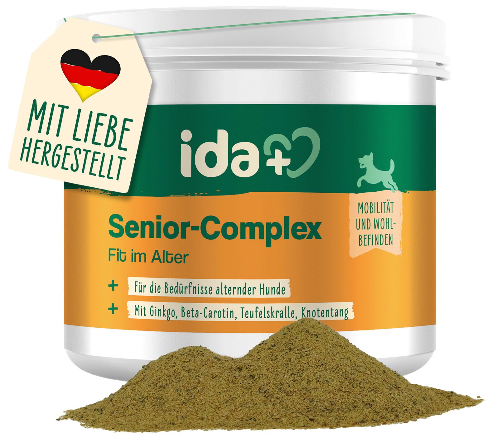 Hundefutter, Senior, Futter, Pellets, Verpackung