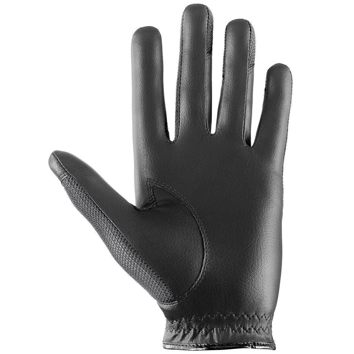 uvex Reithandschuhe Sumair, Sommer-Reithandschuh mit PU-Innenhand, schwarz 11