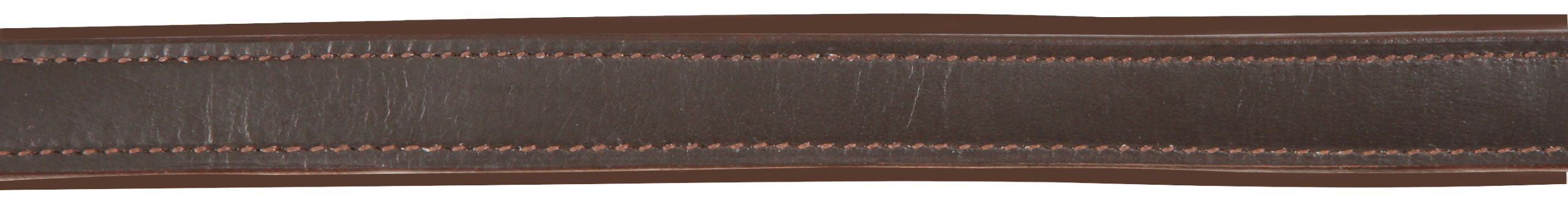 Lederriemen, Braun, gestickt, echtes Leder, Gurtband