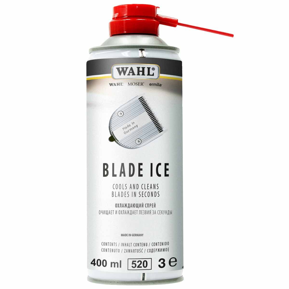 WAHL Blade Ice Spray 4in1 Clipper Blade Coolant, 400 ml, packaging