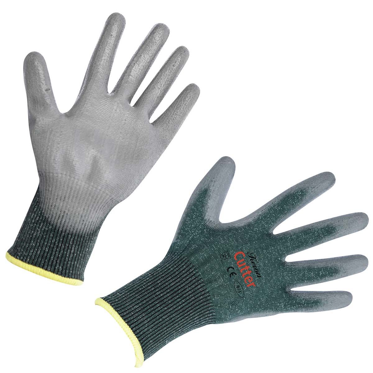 Kerbl Cutter Vágásbiztos Kesztyű, PU-bevonat, C Védelmi Szint, jó illeszkedés, méret 10/XL