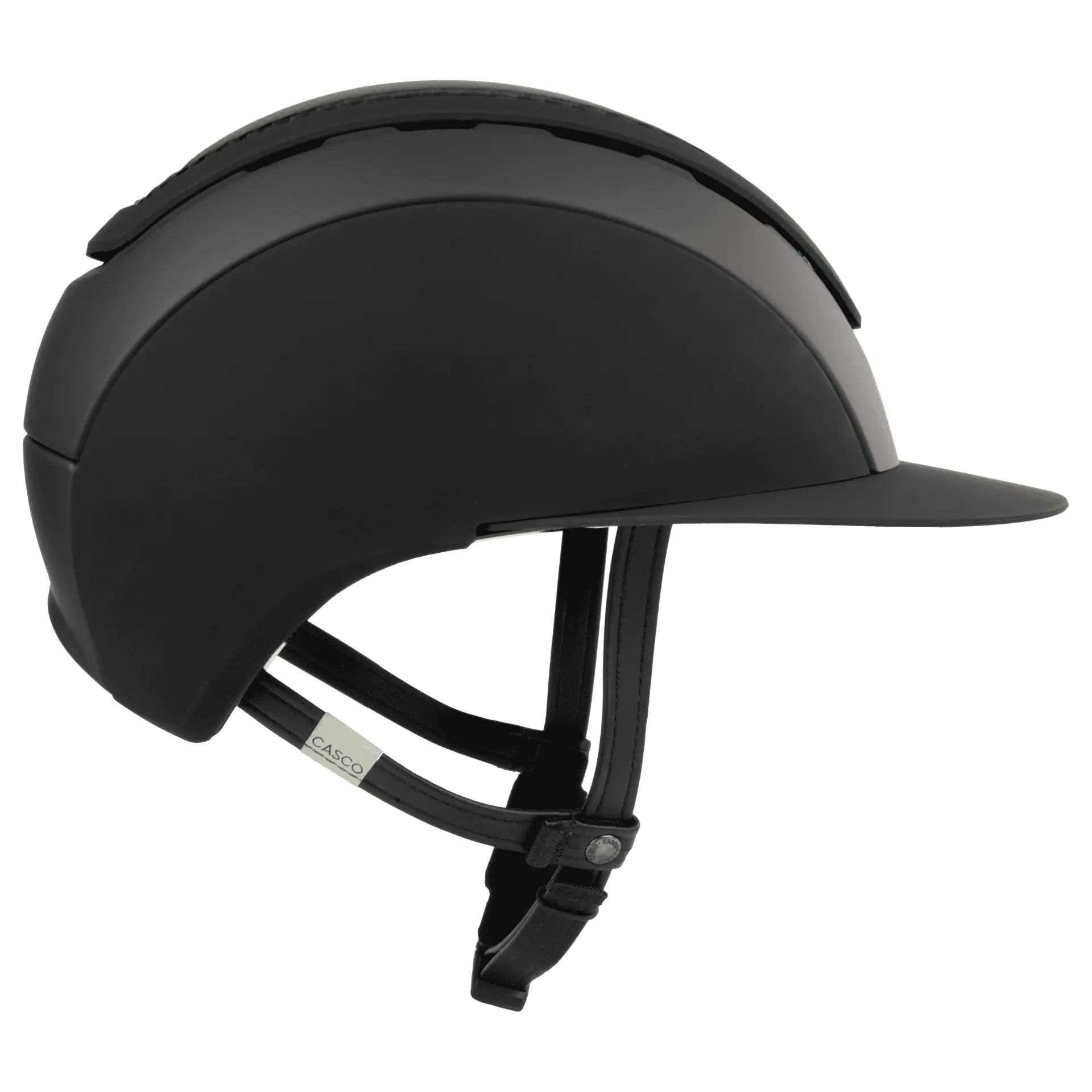 Casque d'équitation Casco Elite Precision, top carbone, sportif, vue de côté