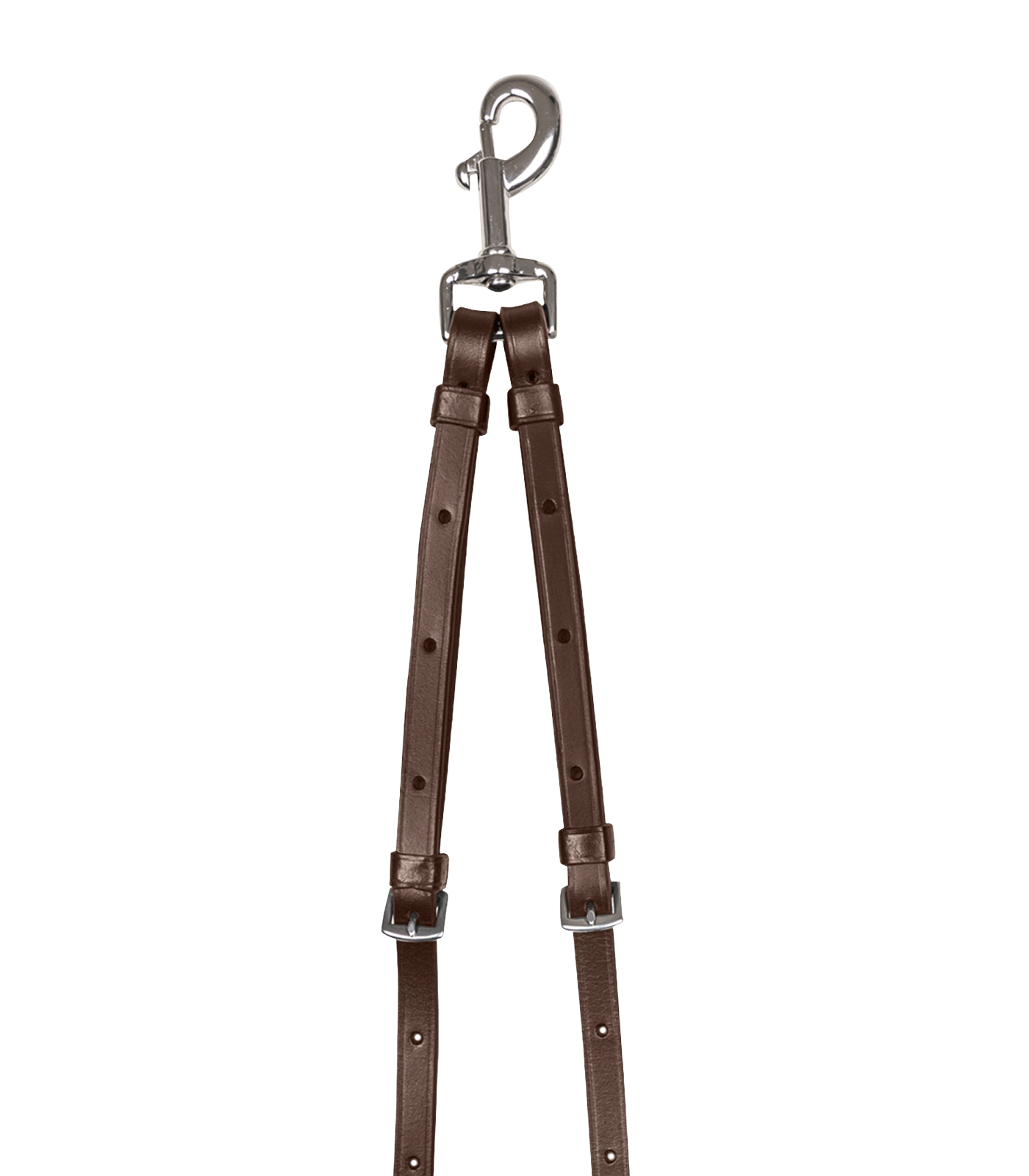 Waldhausen X-Line Martingalgabel mit Snap-Ringen, braun