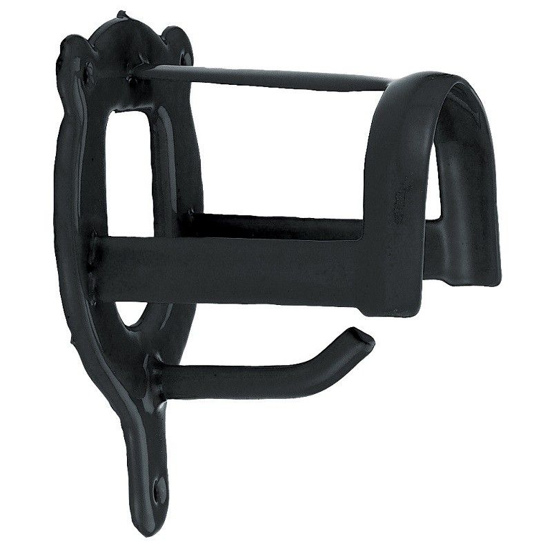 Trensenhalter Metall Schwarz