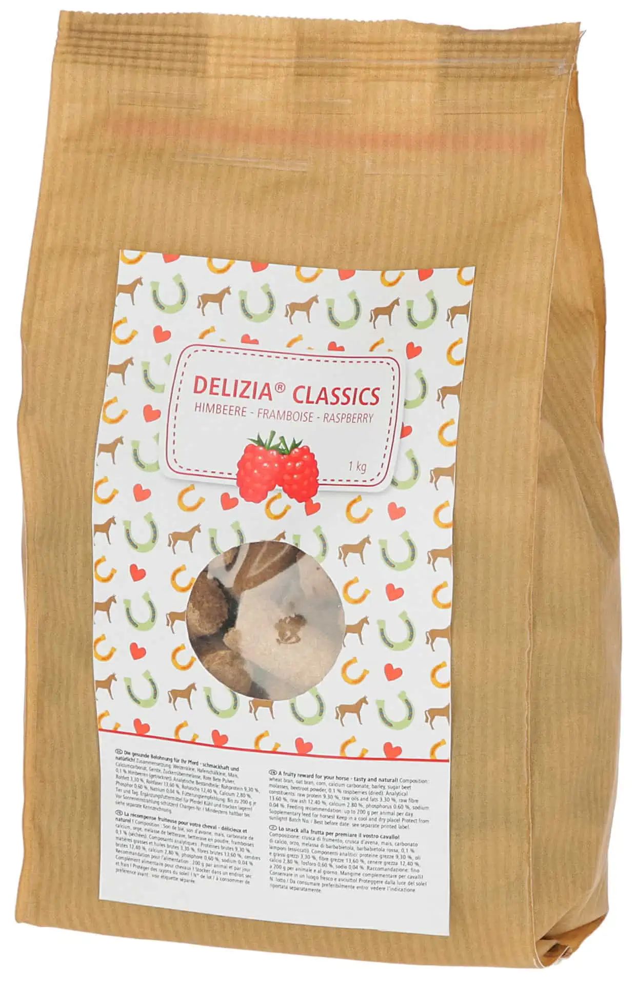 Kerbl Delizia Friandises Cheval Carotte, Cubes Récompense 1 kg, 1 kg