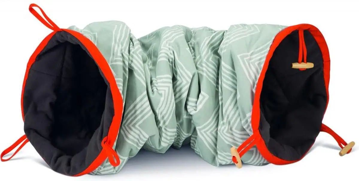 Tunnel di gioco Beeztees per gatti, pieghevole, 78 x 25 x 25 cm