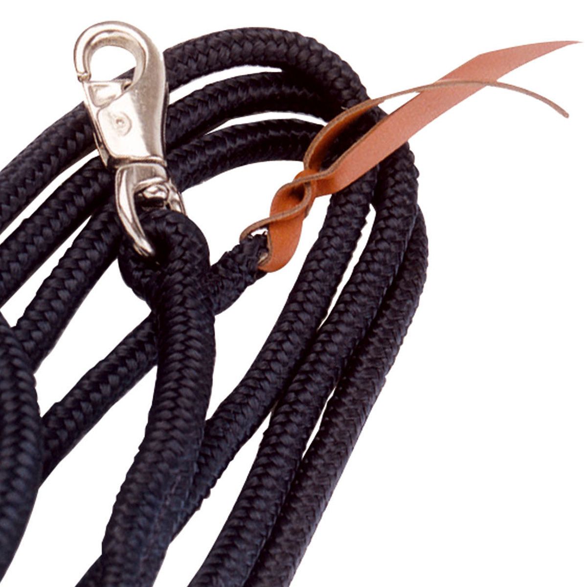 BUSSE Westernrope STANDARD Bodenarbeitsseil, griffiger Nylonstrick, schwarz