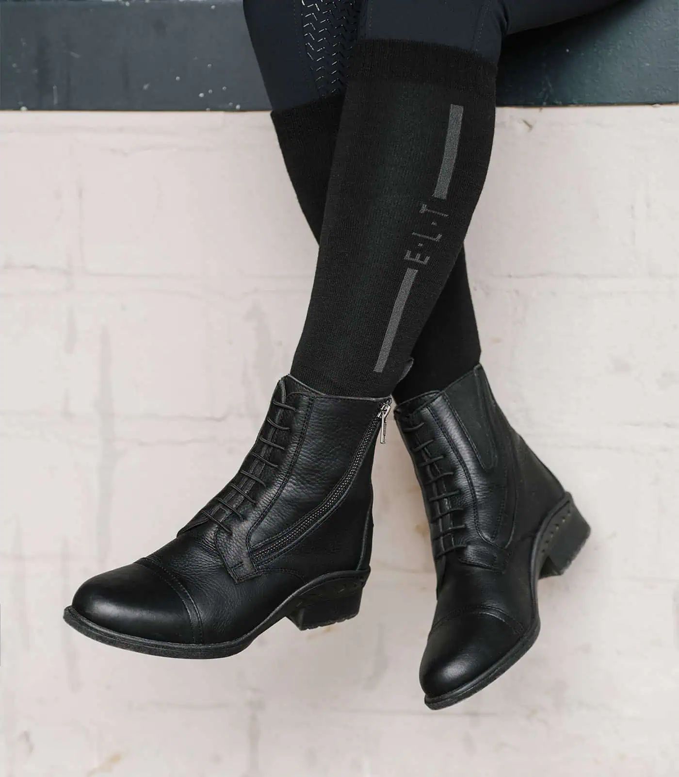 ELT Bottines Jodhpur Newcastle - Cuir de vachette et fermeture YKK, 42