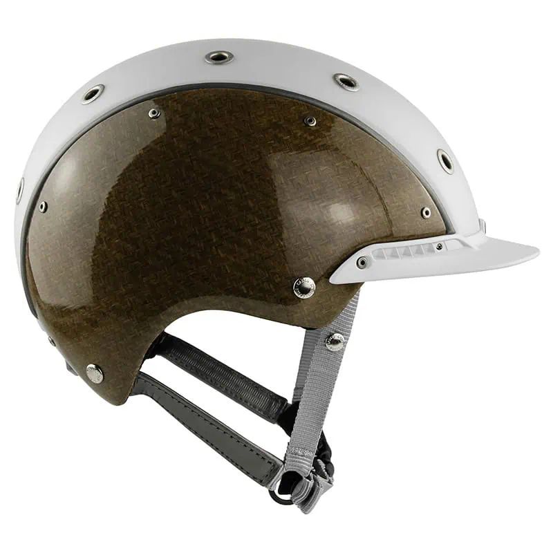 Casco Riding Helmet Champ-3 flax fibre white grey S