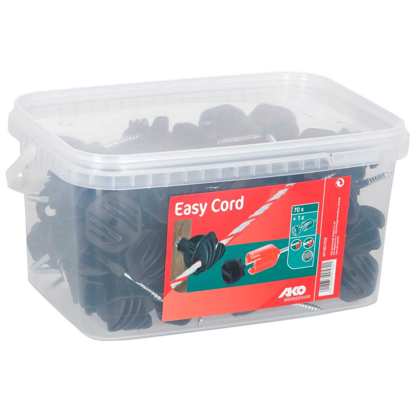AKO Easy Cord repisolator, 70 st inkl. skruvhjälp, förpackning
