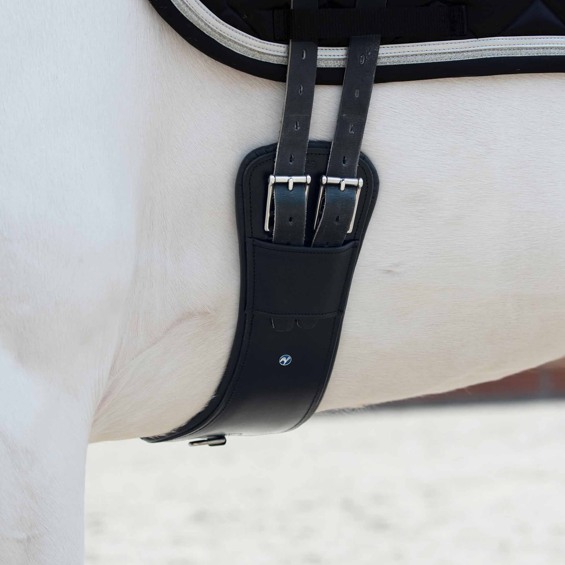 Sangle BUSSE FANO-CURVED-DR D Sangle courte Dressage, détail, fermeture