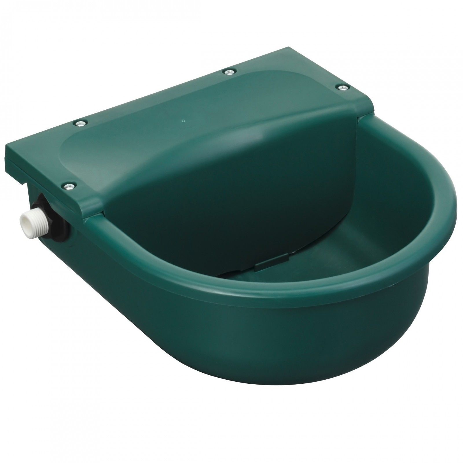 Kerbl Flottörvattenkopp S522, 3 liter plast, med avtappningsplugg