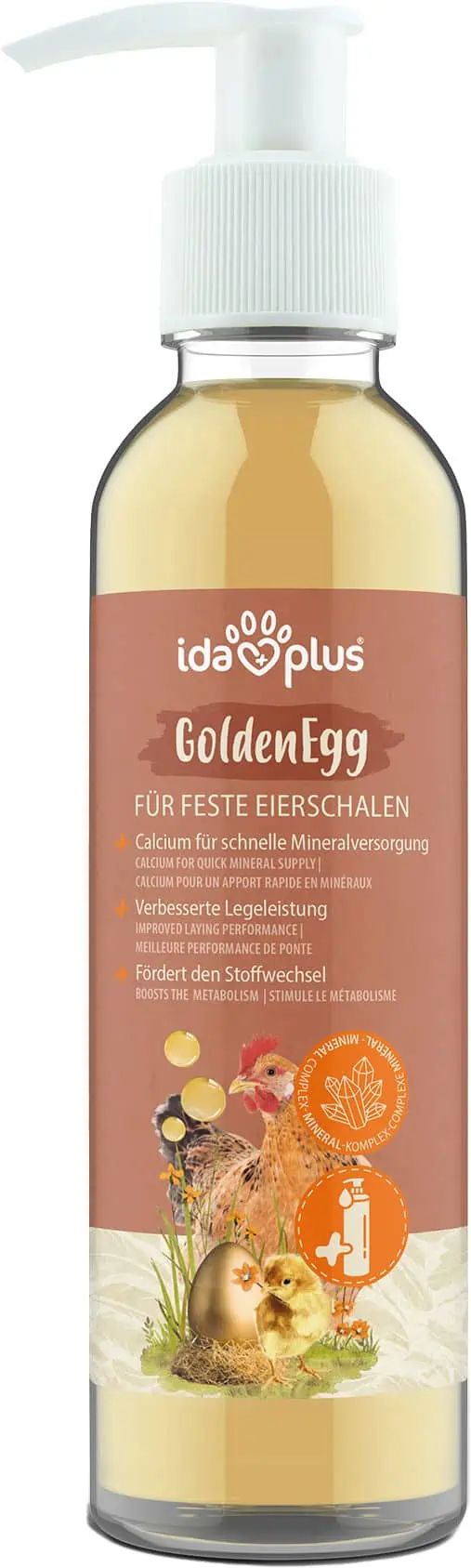 Complément pour poules pondeuses 200 ml IdaPlus GoldenEgg