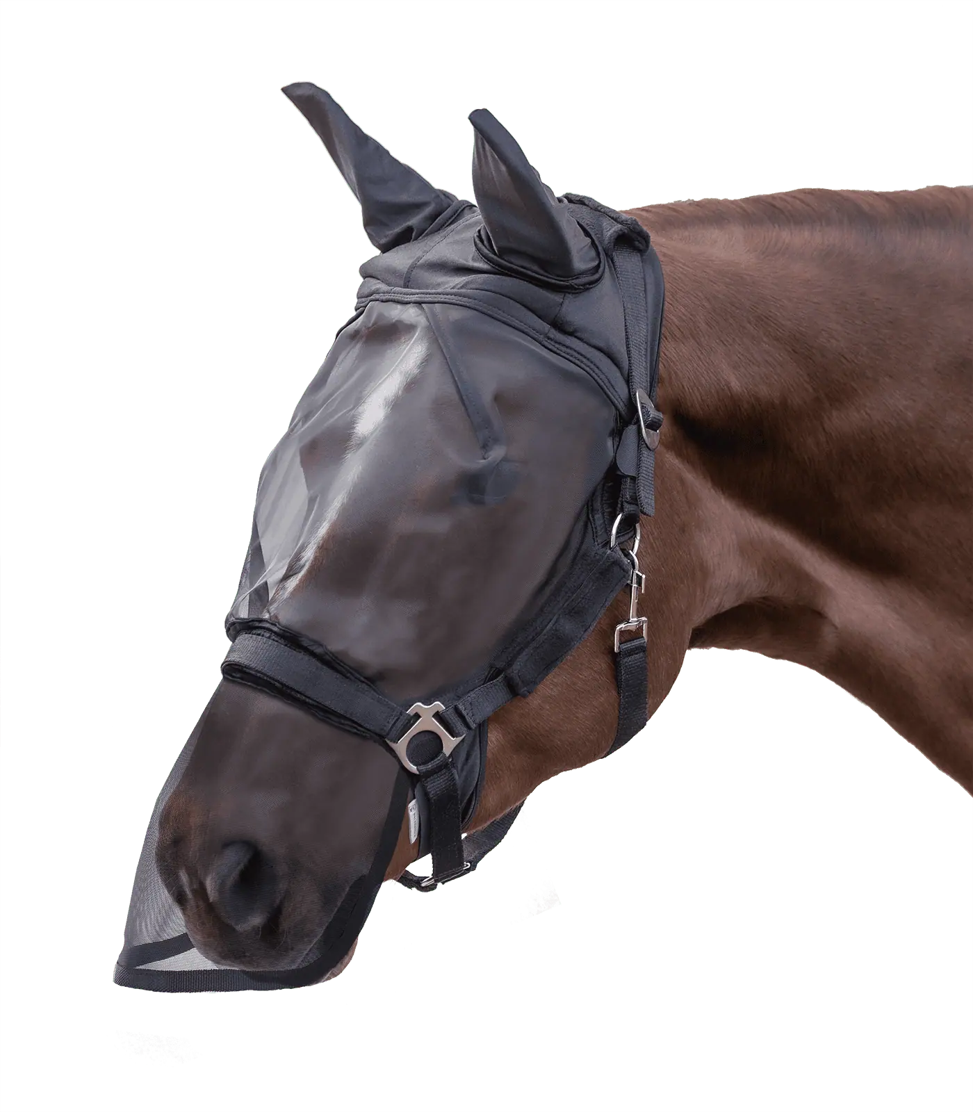 Waldhausen Masque Anti-Mouches Premium, Protection Oreilles et Nez, pour Licol, Full