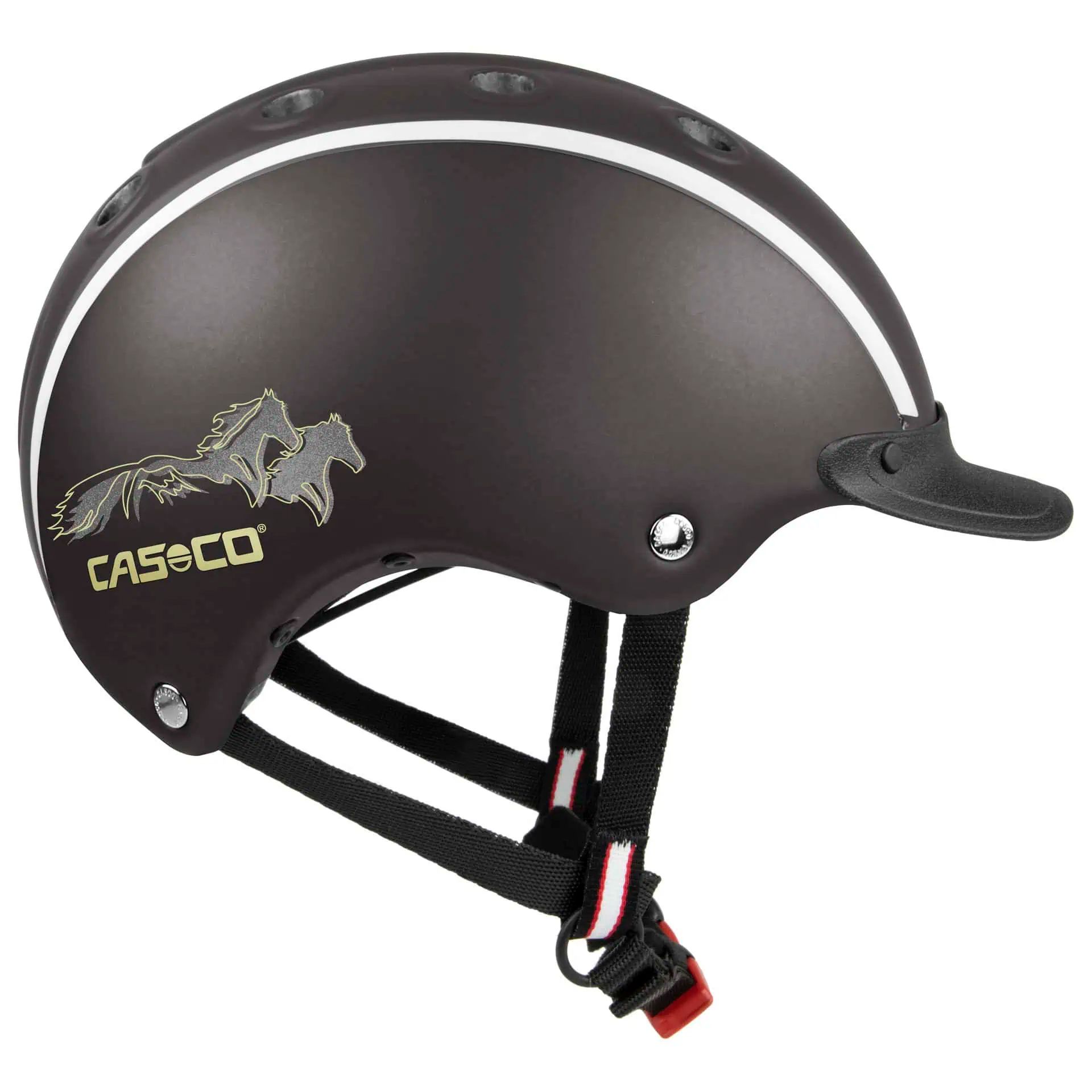 Casco da equitazione bambino Casco Choice Disc-Fit Vario, taglia S, vista laterale