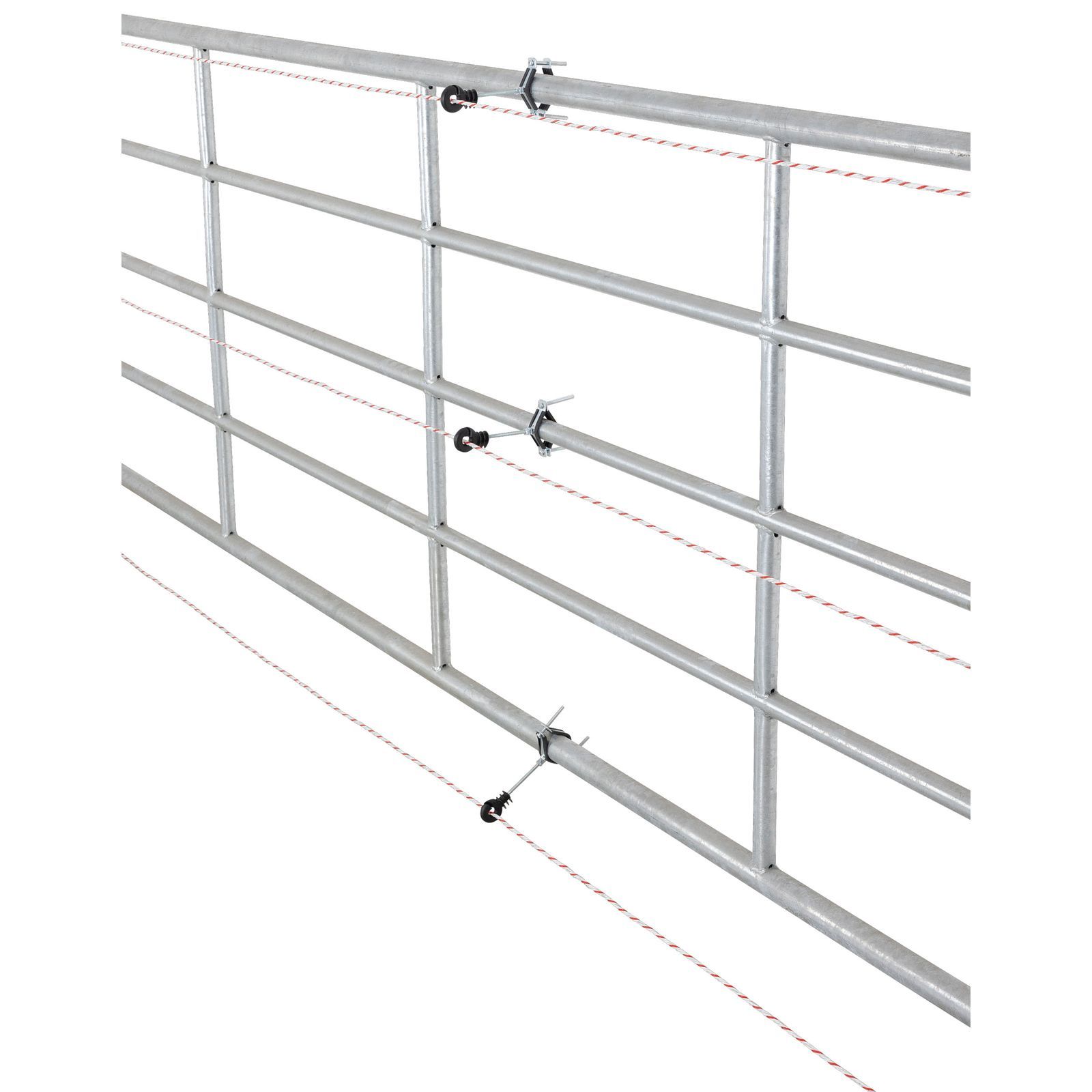 Kerbl Elektro-Set für Weidetore zur Wolfsabwehr, 9er-Set
