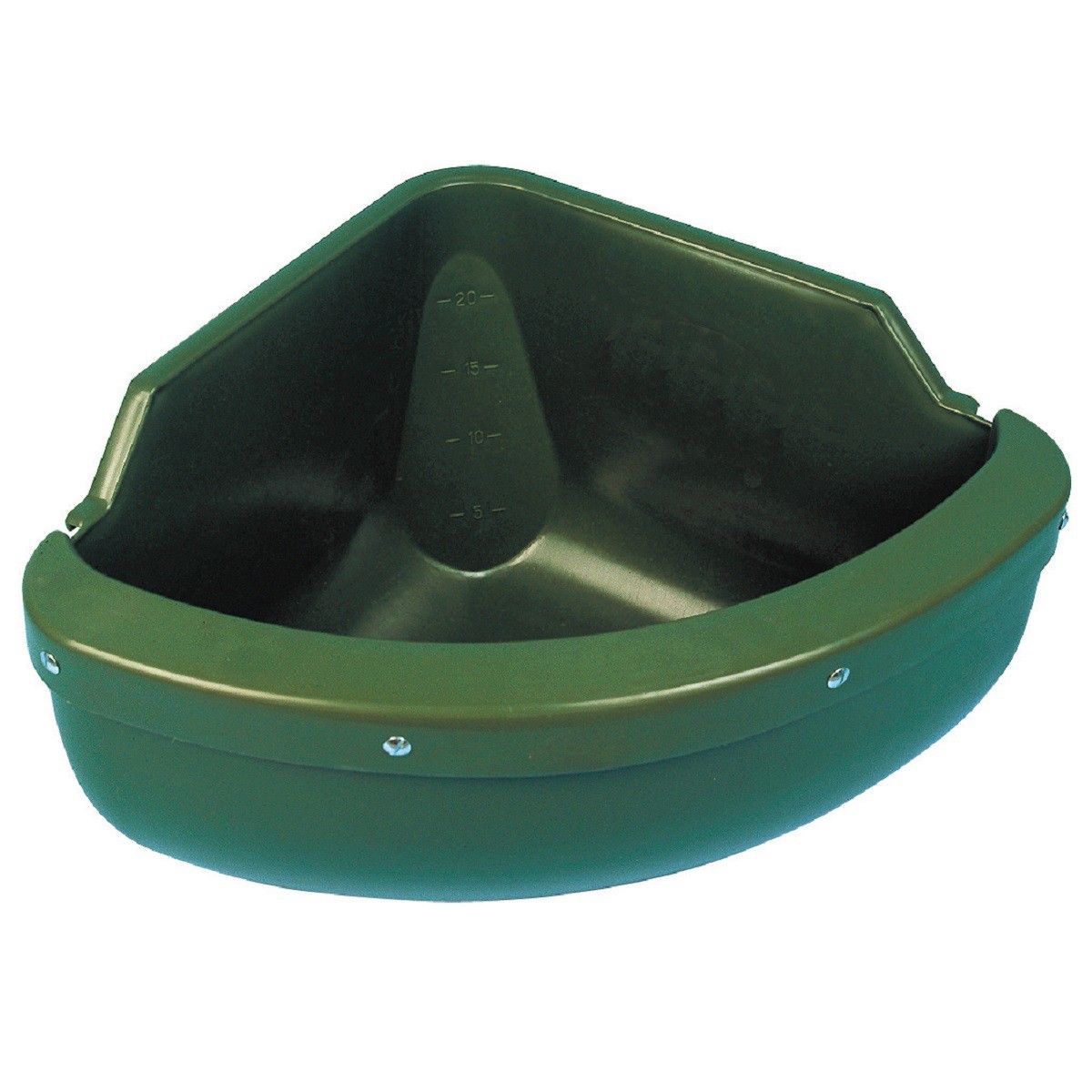 Kerbl Futtertrog Eckmodell grün 31 Lt.