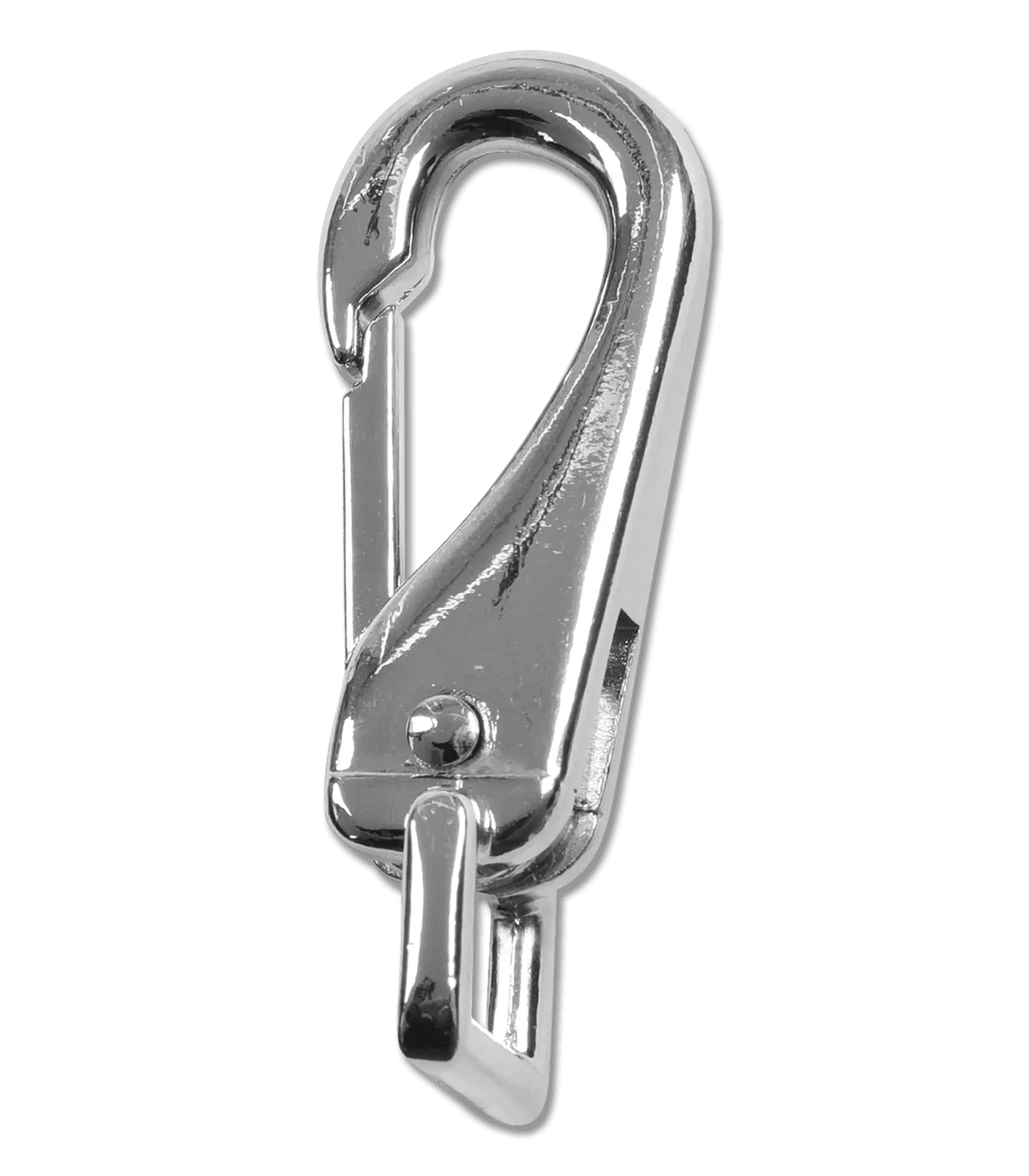 Waldhausen Karabinerhaken für Zügel und Hilfszügel, vernickelt, 19 mm
