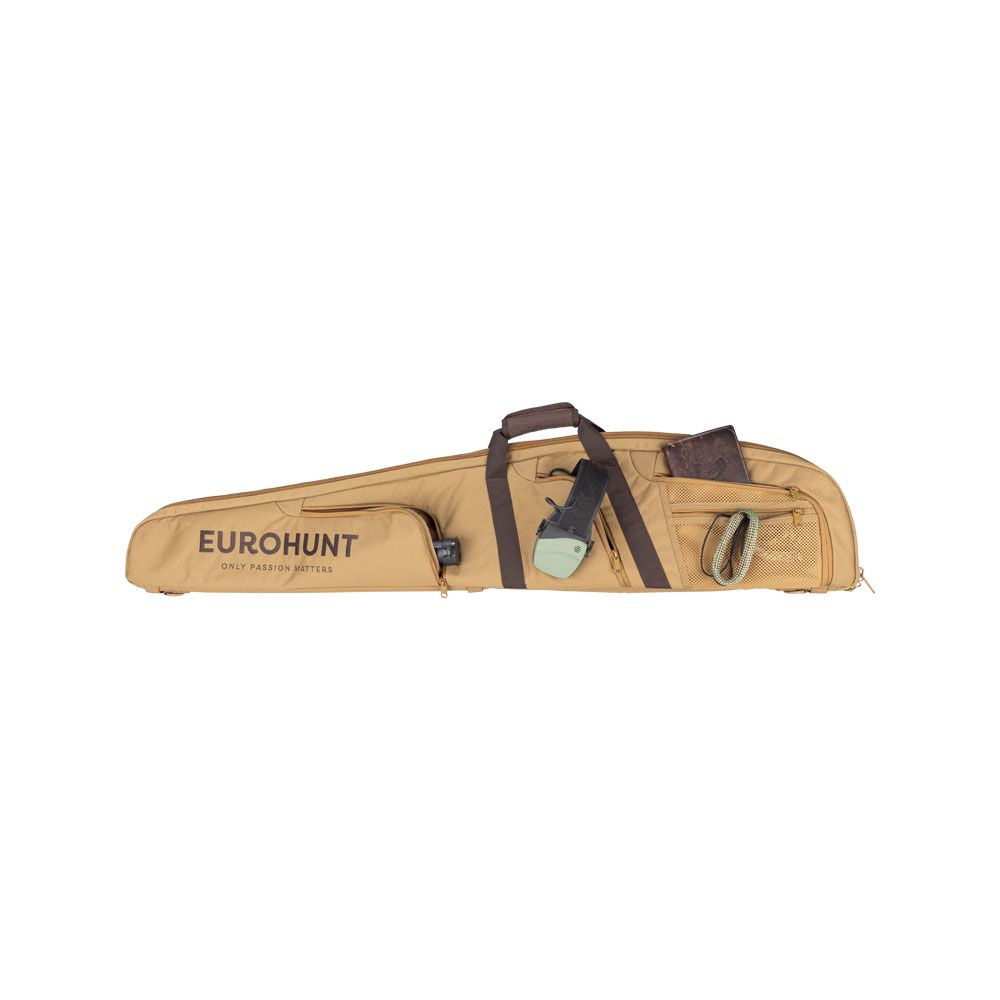 Eurohunt Doppelfutteral 2 in 1 für zwei Langwaffen, ganze Länge in der Seitenansicht