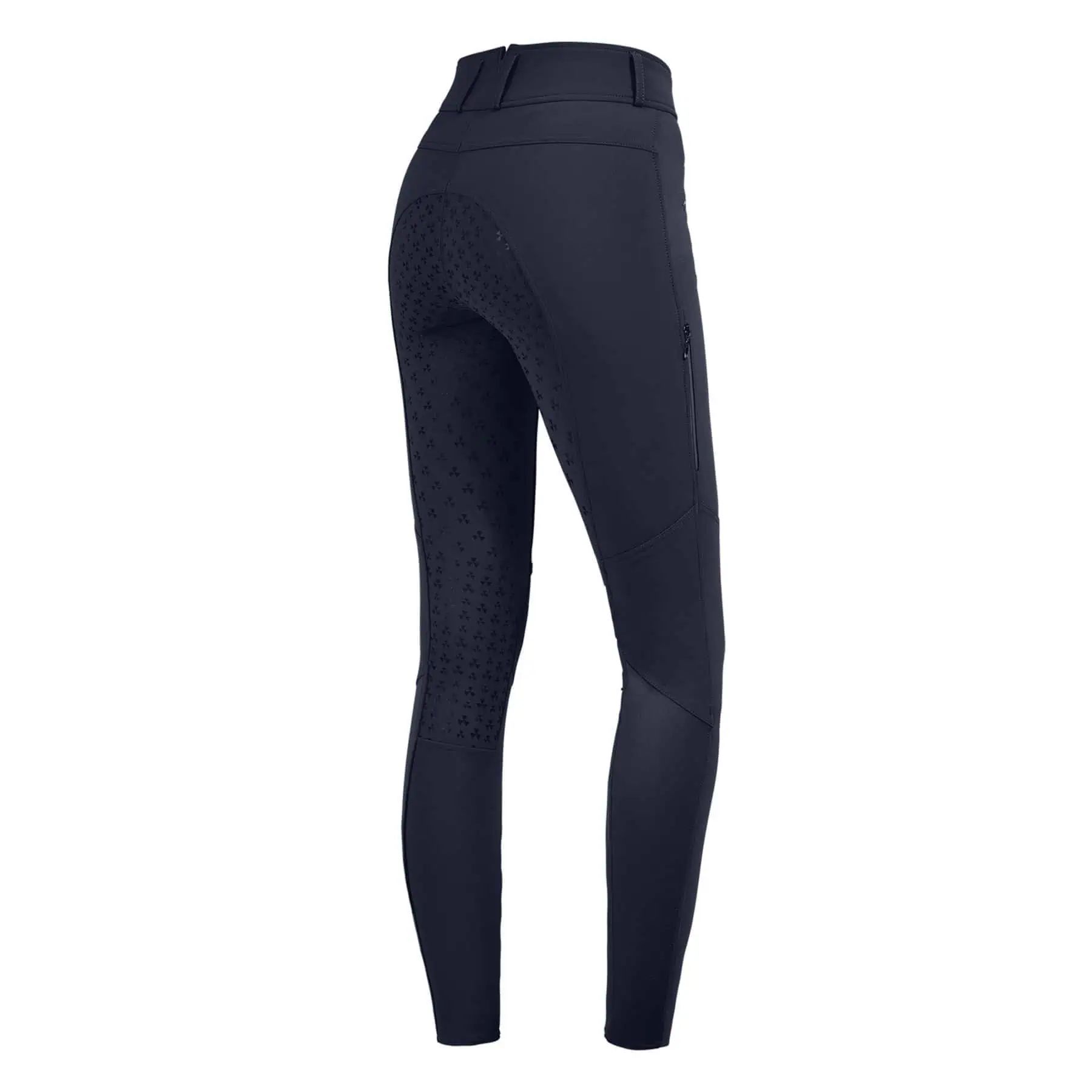ELT Reithose Hella High Waist Silikon, Vollbesatz Damen & Kinder, nachtblau, 34