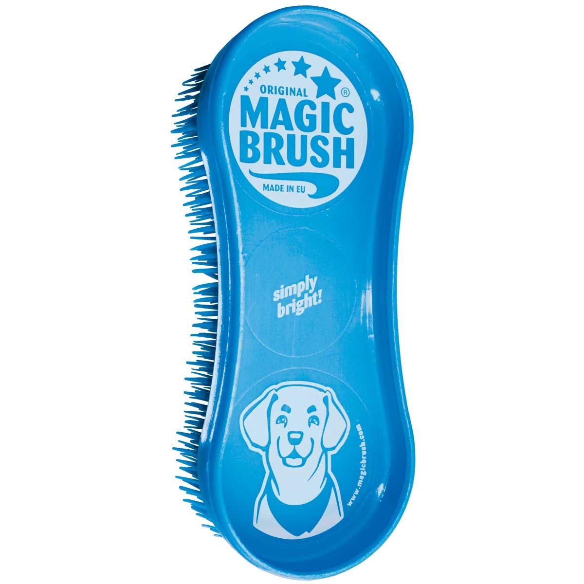 MagicBrush DOG kutyakefe masszázshatással, mosható, elölnézet