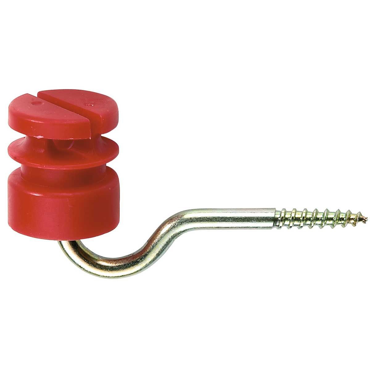 100x isolateurs à fente support 5,3 mm rouge