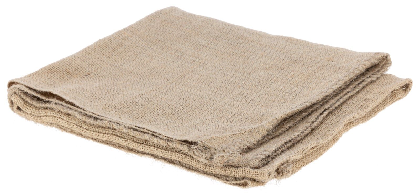 Jutestoff, Sackerlstoff, Decke, gefaltet, Naturfarbe