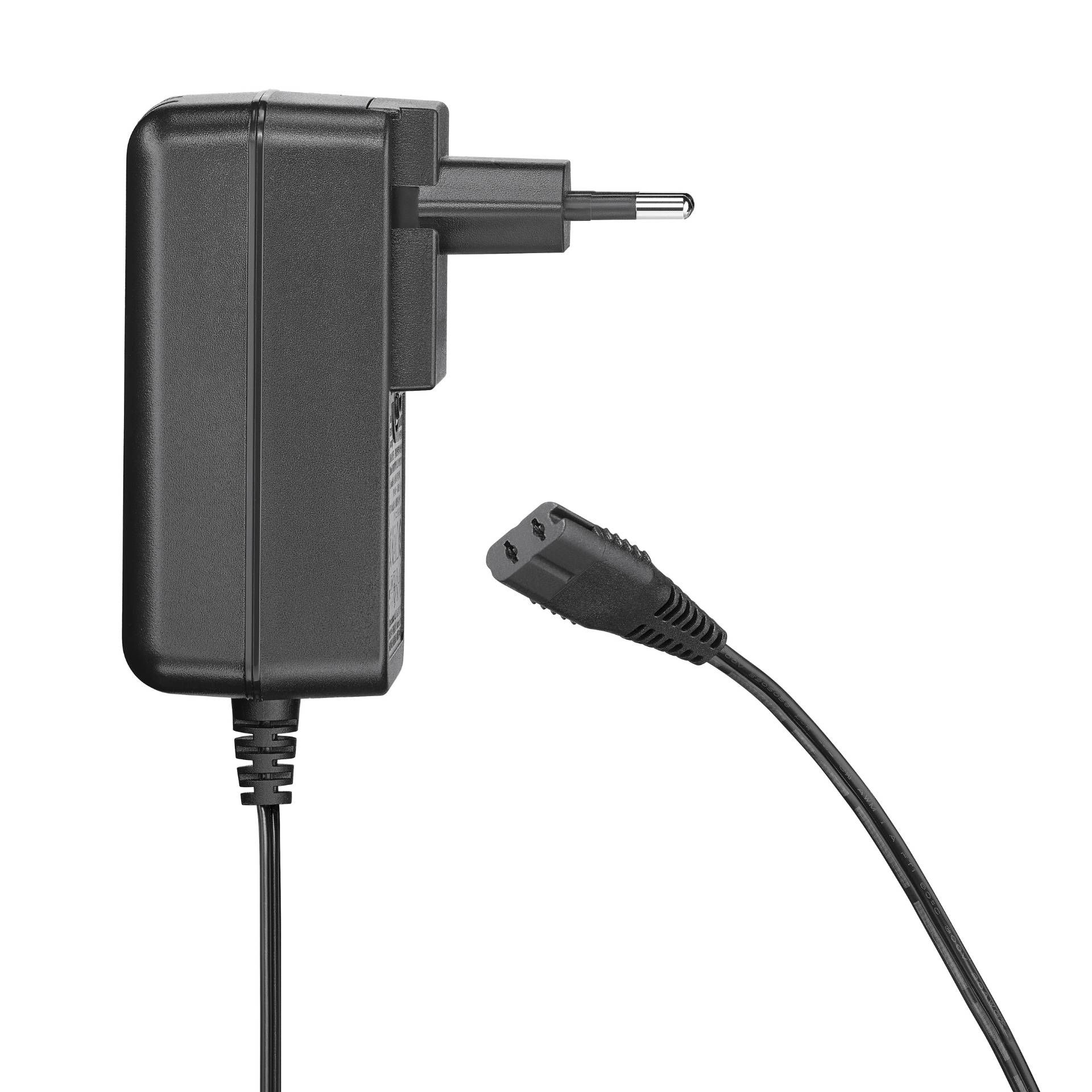 Adaptor de rețea negru cu cablu și conector mic