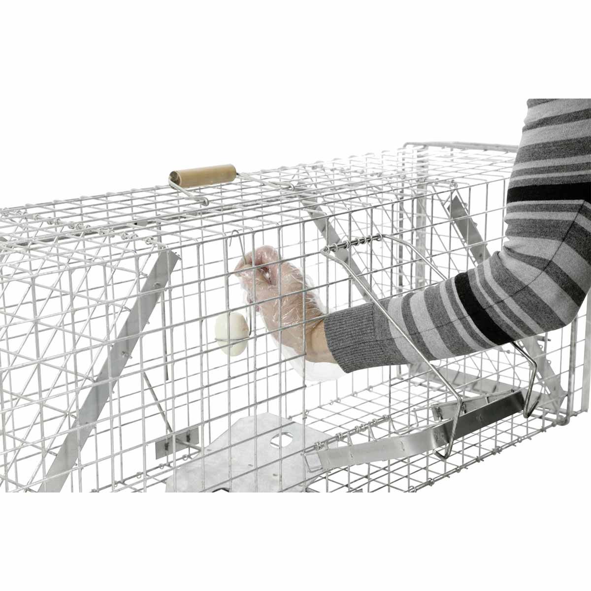 Kerbl Alive Predator Super dobozcsapda, élő csapda horganyzott fémből, 118 x 33 x 42 cm